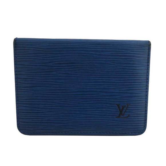 Louis Vuitton Vertical Card Case Epi Leather Blue - Picture 4 of 6